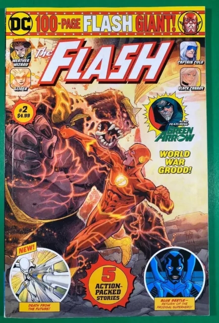 The Flash #2 100 Page Giant DC Comics Green Arrow Walmart Exclusive 2019 NM 9.4!