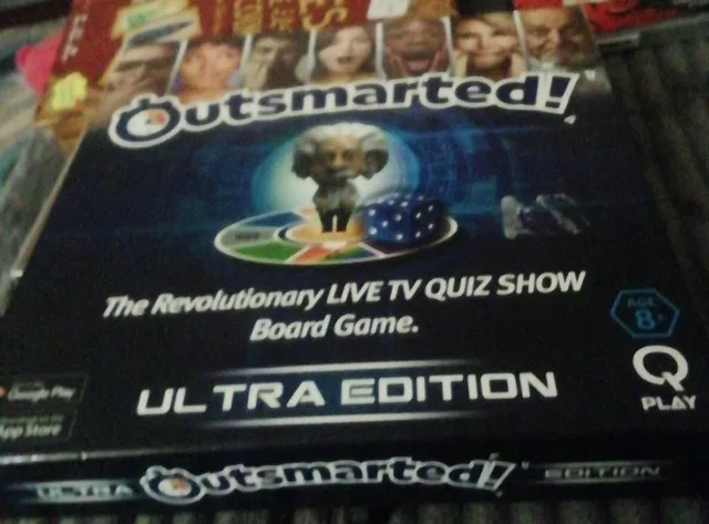 OUTSMARTED! Ultra Edition the Live Family Quiz Show Board Game Ages 8+