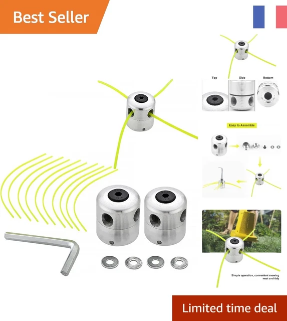 Tête De Débroussailleuse Universelle, Bobine De Remplacement En Nylon