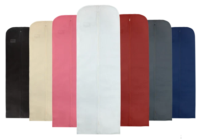 Paquete de 7 bolsos de vestir Wedcova 60" de largo armario transpirable ropa cubiertas bolsos