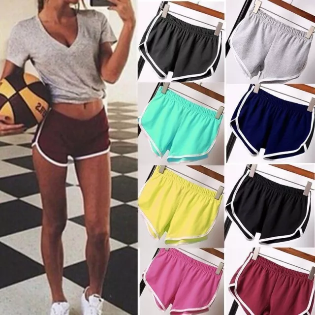 SHORT FEMME SPORT coton d contract plage course mince yoga