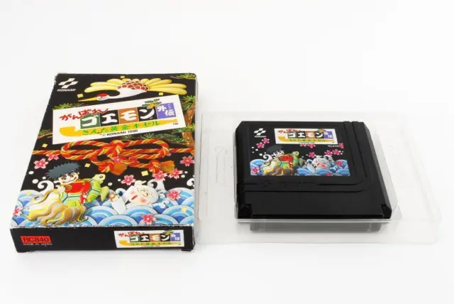 Used konami 1990 Ganbare Goemon Gaiden: Kieta Ougon Kiseru Nintendo Famicom NES