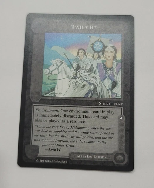 LOTR MECCG CCG Middle Earth The Wizards Twilight Common Collectible