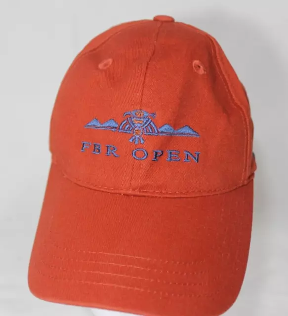 FBR OPEN PHOENIX Red Imperial Baseball Hat Cap Adjustable Back Blue Front Logo