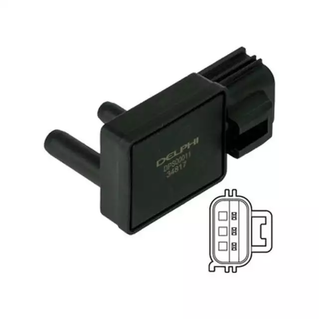 Genuine Delphi Pre Soot Particulate Filter Exhaust Pressure Sensor-DPS00011-DPS0