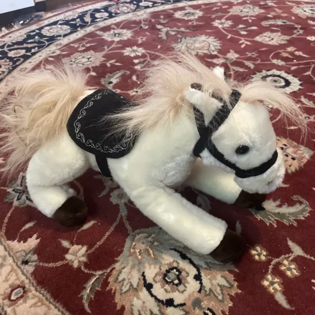 Legendary Wells Fargo Bank El Toro Pony Plush Horse Stuffed 13" 2014 Saddle Toy