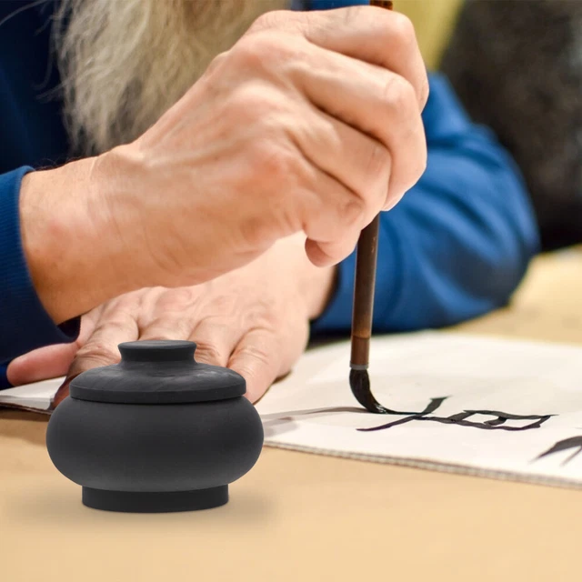1pc malerei inkstone kalligraphie tinte gericht kalligraphie tintenfass