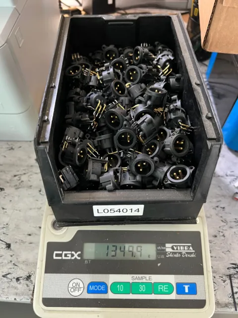 1052.7 Grams Gold Plated Connectors Pins For Scrap Gold Recovery