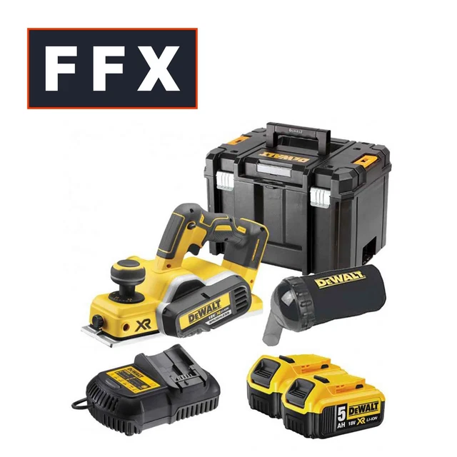 DeWalt DCP580P2 Accuschaafmachine 18v 5,0Ah Li-Ion