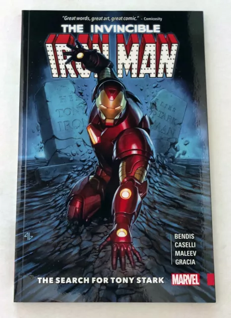 Invincible Iron Man: The Search for Tony Stark TPB (2018, Marvel) NEW/UNREAD OOP