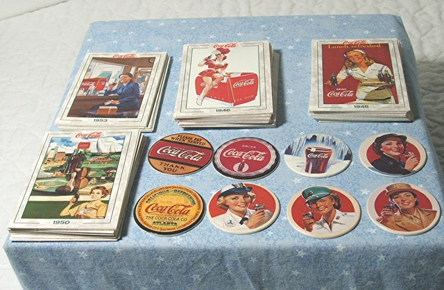 COCA-COLA TRADING CARDS SERIES #2  and 8 CAPS 1994