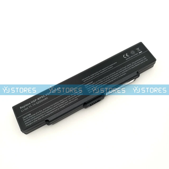 New Battery for Sony VAIO VGN-FJ VGN-FS VGP-BPS2 VGP-BPS2A VGP-BPS2B VGP-BPS2C