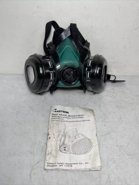 Vintage Eastern Safety Co Half Mask Respirator 9200 Medium