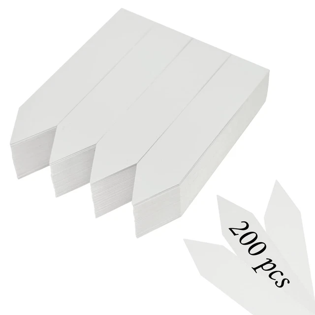 Jetec Lot De 200 étiquettes Numérotées En Plastique, Réutilisables Consécutives Normales Et Miroir Pour Cartes De Suspension (multicolore