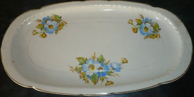 Rare Art Deco Swinnertons Luxor Vellum Pattern  Sandwich Tray