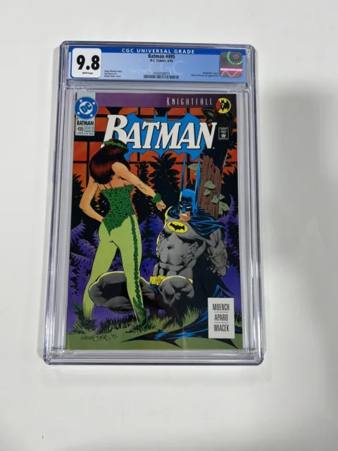 Batman 495 Cgc 9.8 White Pages Dc Comics 1993