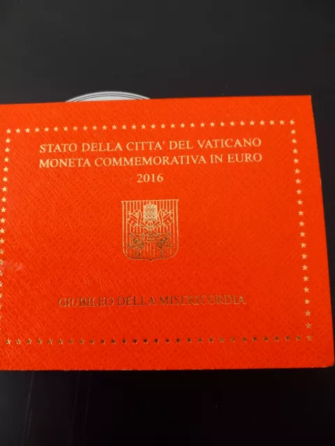 VATICAN 2016 BU 2 euro commémorative -  Jubilé De La Miséricorde