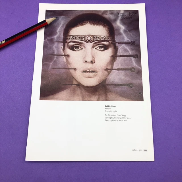 DEBBIE HARRY KOOKOO Album Cover Art Print 7.5 x 5.25 inches £3.70 ...