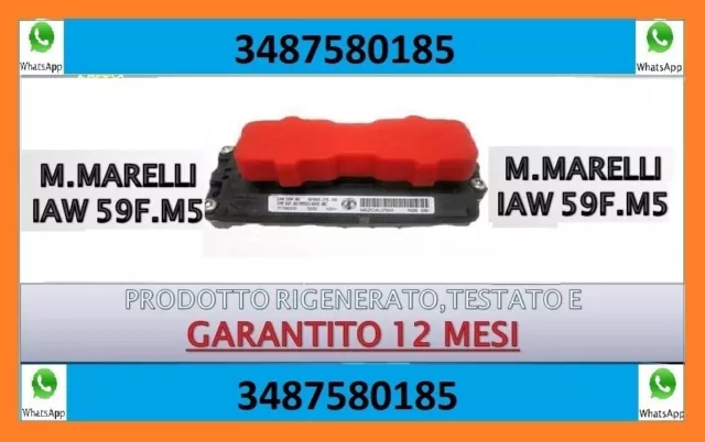 IAW 59F M5 ECU magneti marelli CENTRALINA MOTORE - NO RESO DELLA CARCASSA