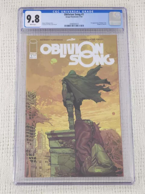 Oblivion Song #1 CGC 9.8 1st Appearance Nathan Cole Image Comics Jake Gyllenhaal