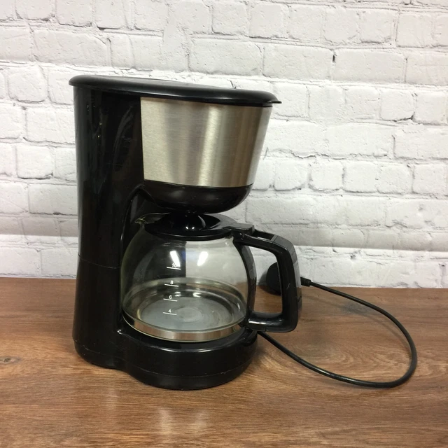 TESCO COFFEE MAKER PCM15 10 Cup filter Coffee Machine Black £16.63