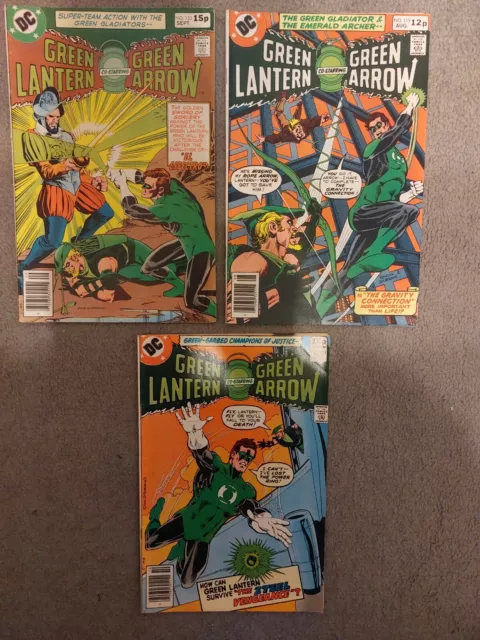 Green Lantern (ft. Green Arrow) #117 & 118. 2 1979 Bronze Age Comic.