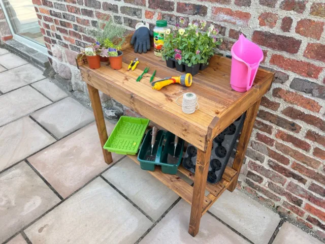 Charles Taylor Outdoor Garden Table - Potting/BBQ/Utility table