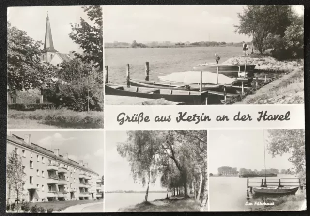 schöne alte Postkarte Ketzin an der Havel 14669 in Brandenburg