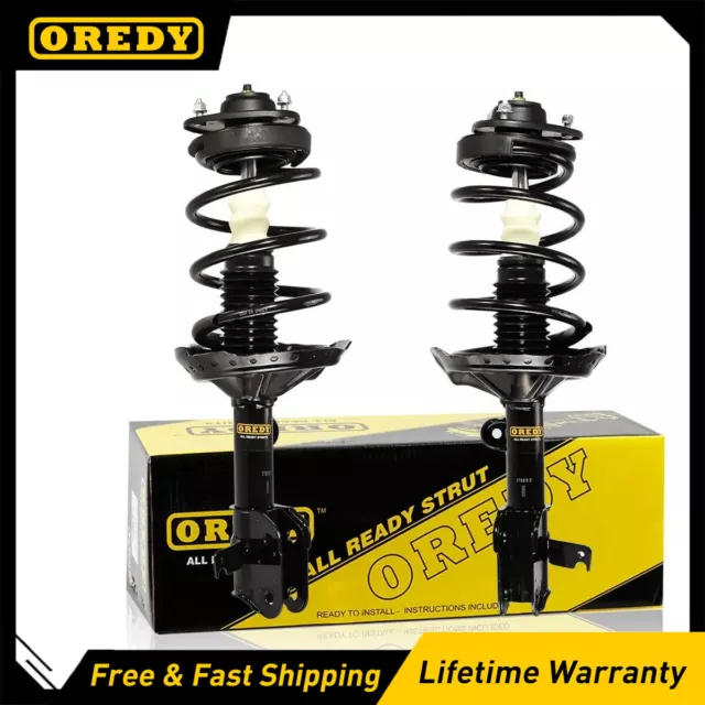 Pair Front Strut & Coil Spring Assembly for 2005 2006 2007 Honda Odyssey
