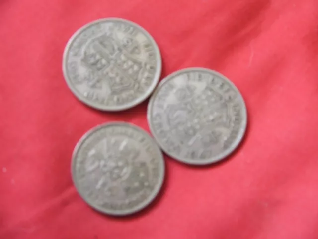 old british silver coins job lot 2 Half Crown 1 2 Shilling