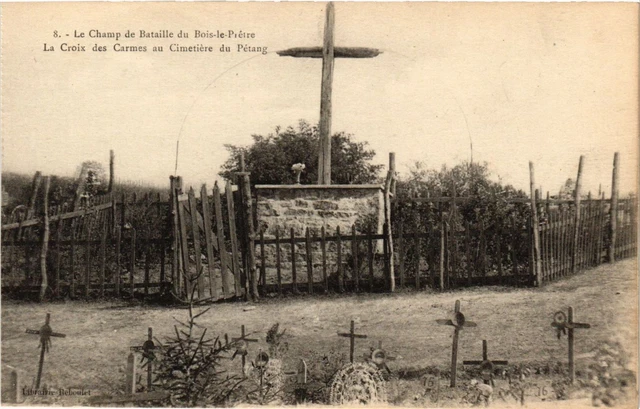 CPA AK Militaire - The Battlefield of Bois-le-Pretre - La Croix (696401)