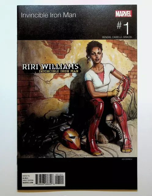 Invincible Iron Man 1 Granov Hip Hop Missy Elliott Variant Marvel Comics 2017