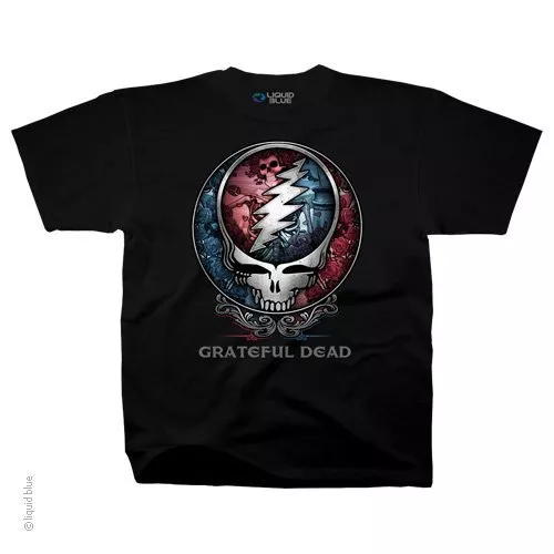 GRATEFUL DEAD-BERTHA SYF-LIGHTNING BOLT-T-SHIRT M-L-XL-2X,3X-4X-5X-6X Garcia