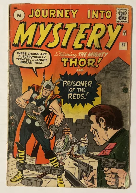 Journey Into Mystery #87. Dec 1962. Marvel. G. 5Th App Of Thor! Uk Price Variant