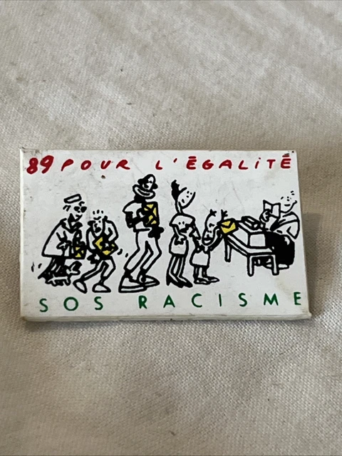 Pin's SOS Racisme Touche Pas À Mon Pote – Badge Vintage – Collection