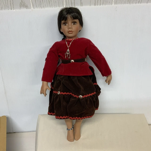 Native American Anaba #12332 heritage signature collection porcelain doll AA-340