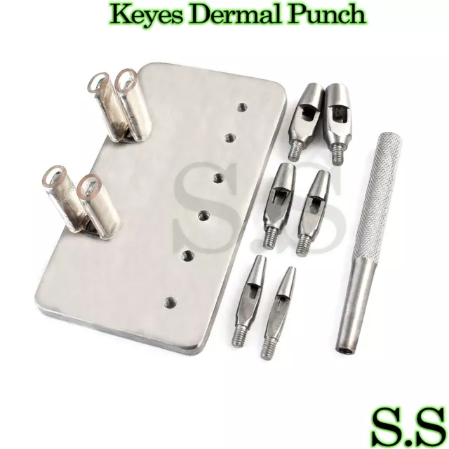 KEYES Dermal Punch 4 » set Dermatology Surgical Instruments