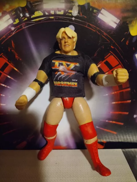 Custom WWE Jakks Ric Flair Bone-Crunching Action Figure Wcw WWF Rare