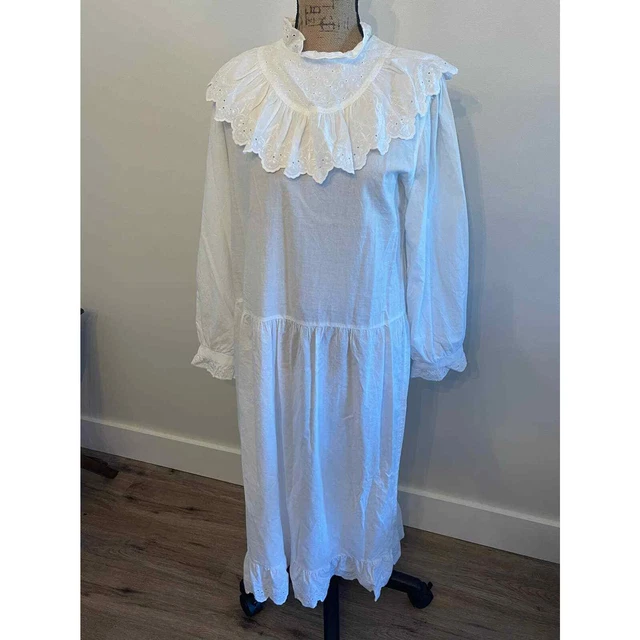 Storybook Heirlooms White Nightgown Size Large