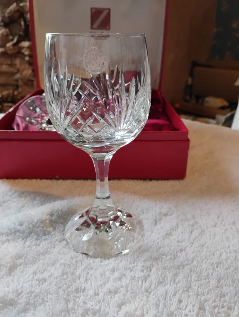 2 CRISTALLERIE ZWIESEL Lead Crystal Wine Glasses Original Display Boxed £24.35