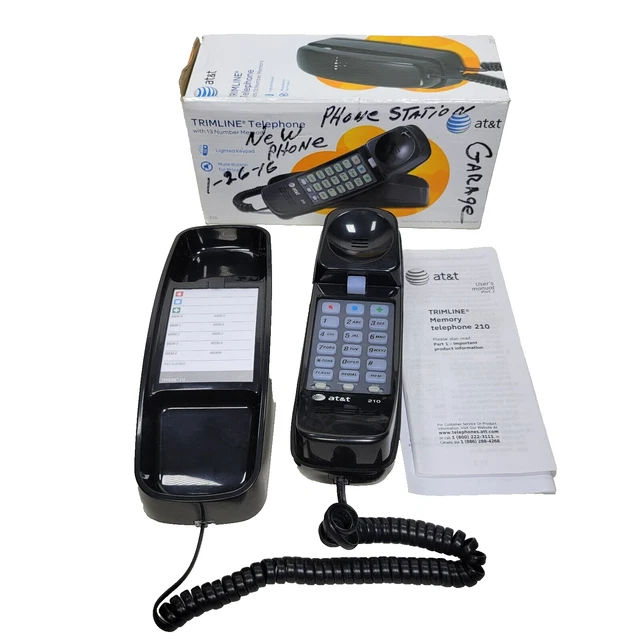 Corded Phone Trimline Lighted Keypad How To Wall Mounted Landline