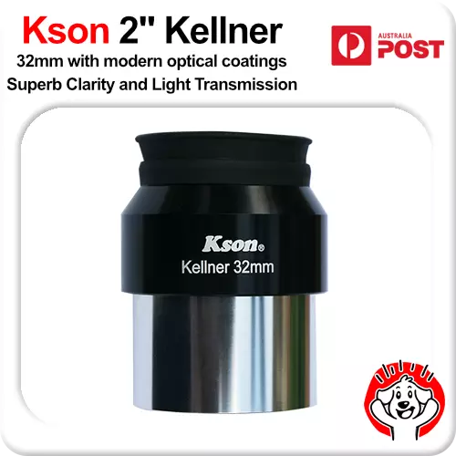 KSON 2" (2 Inch) 32mm Fully Multi-Coated Kellner Eyepiece 46 degree FOV