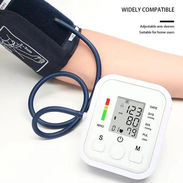Blood Pressure Monitor Digital Automatic Upper Arm BP Machine Tensiometer 2