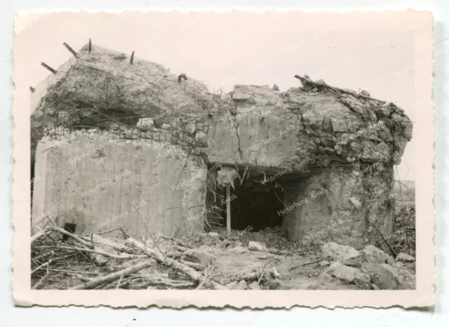 Foto Russland geknackter Bunker der Stalinlinie Shelter Abri Barbarossa WH (W28)