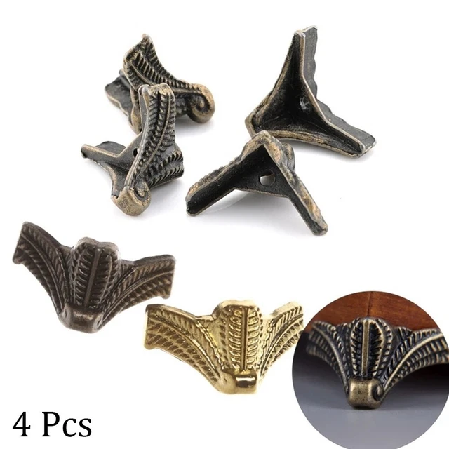 Acheter Supports D'angle En Métal, Couleur Bronze Doré, 40mm, Pour Cadre Photo, Protection De Meubles Décoratifs, 20/40 Pièces