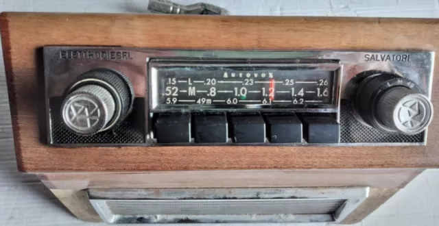 Autoradio Autovox In Om Anni 60 Pubblicitaria