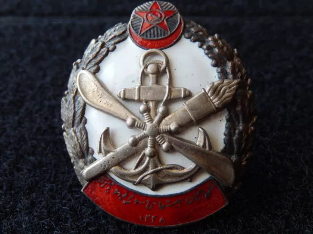 #9 RUSSIAN - USSR - ASIA - NAVY Soviet MILITARY BADGE Enamel MEDAL ORDER RUSSIA