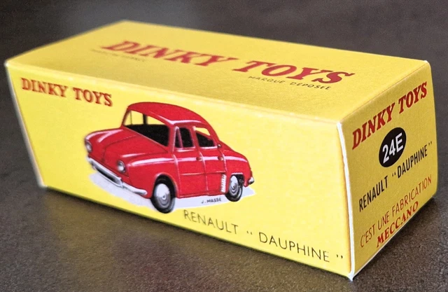 Boîte Carton Dur Reproduction Pour Voiture Dinky Toys Renault R8 – Occasion – Carton épais