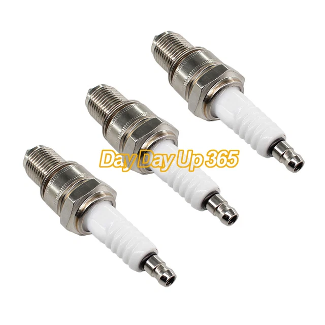 3PCS SPARK PLUG For Honda Generator EB EG EM 3000 3300 3500 3800 4000
