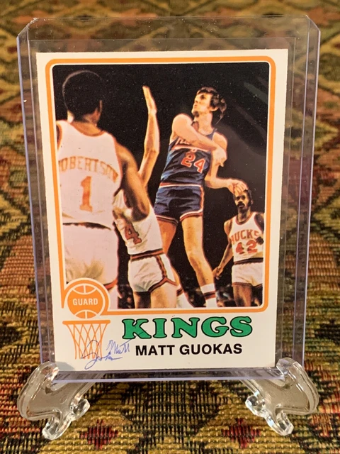197374 TOPPS 18 Matt Guokas AUTOGRAPHIÉ en personne NBA Kansas City